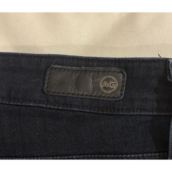 ANTHROPOLOGIE AG The Stevie High Rise Slim Straight Ankle Dark Wash Jeans 28 - Picture 8 of 11